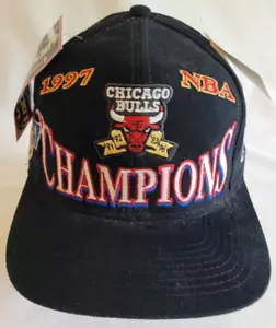 NWT - 1997 Chicago Bulls Logo Athletic Champions Championship Locker Room Hat - Picture 1 of 11