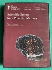 The Great Courses: Scientific Secrets For A Powerful Memory (DVD, 2012) NEW Sk19