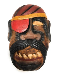 Bearded Pirate w/ Eye Patch Wall Plaque 8" - Pirate Decor | #dpt526020 - Picture 1 of 1