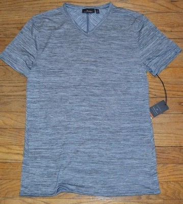 Marc Anthony Men's Luxury Slim Fit V Neck Blue Blast Short Sleeve T-Shirt Tee  - Image 1 of 3