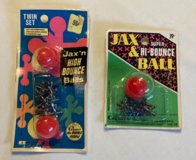 Lote de 2 juegos Chemtoy JAX N BALL 1972 + 1971 juego doble NUEVO gatos sellados Foto 1 de 4