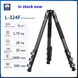 SIRUI L-324F Professional Carbon Fiber Camera Travel Video Tripod 18KG Playload - Picture 1 of 13