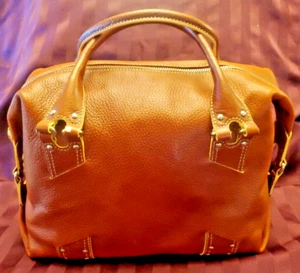 Cole Haan Box Satchel Amber Yellow - Picture 1 of 9