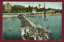 Crystal Beach, ON, CANADA 1909 postmark on park card, Custom House, Roller Rink