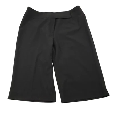 Pantalones para mujer Pantology talla 10 negros capri pierna ancha oficina informales  Foto 1 de 4