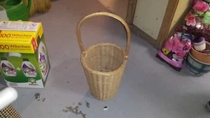 Hoher Deko Korb Holzkorb Flechtkorb Geschenkkorb Fresskorb - Bild 1 von 2