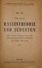 SELTEN Jüdisches Judaica 1934 Max Brod Rassentheorie Judentum Deutsches Buch RASSENTHEORIE