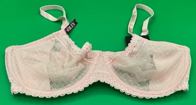 APT 9 Luxe Lace Unlined Bra Size 38C Pink NEW Fast Free Shipping! - Image 1 of 4