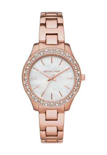 Michael Kors orologio da polso da donna ""Liliane"" rif.: MK4557 oro rosa 