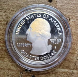 BU Unc 2016 S Silber Washington Quarter 25c 90% Silber UNC CUMBERLAND GAP - Bild 1 von 2