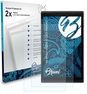 Bruni 2x Écran protecteur pour Medion LIFETAB X10302 MD60347 Protecteur d'écran - Photo 1/4