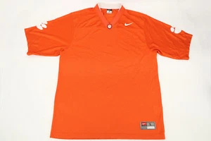 Vintage Nike Team Clemson Tigers Blank Football Jersey Orange Size Large - Picture 1 of 9
