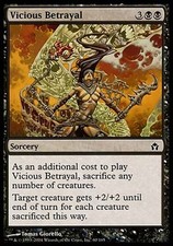 4x Vicious Betrayal Fifth Dawn 5th MtG Magic Black Common 4 x4 Card Cards