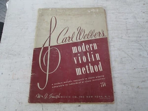 Vintage Carl Webber's Modern Violin Method Sheet Music 1942 - Picture 1 of 3