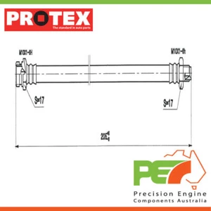 2x * CALIDAD OEM * Manguera hidráulica - Delantera para. MITSUBISHI LANCER CB - Imagen 1 de 4
