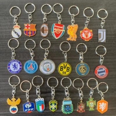 Metal Football/Soccer Club Uefa Quality Car House Keychain - Choose your team - Image 1 of 4
