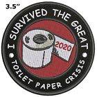I SURVIVED 2020 BIOHAZARD Response Team Embroidered Patch Iron Sew-On Applique 