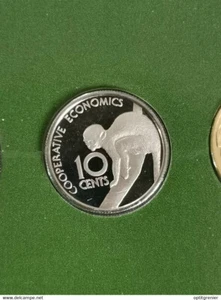 10 CENTS GUYANA 1976 / UNC SCELLEE DU COFFRET / SET GUYANA - Picture 1 of 2
