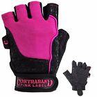 CLEARANCE 50% OFF!!!! Contraband Pink Label 5127 Weight Lifting Gloves (PAIR)