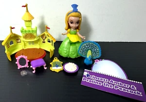Muñeca Mattel Disney Sofía la Primera Princesa Ámbar y Praliné el Pavo Real 2013 3" - Imagen 1 de 7