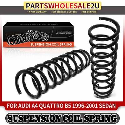 Muelles helicoidales traseros izquierdo y derecho 2 piezas para Audi B5 A4 Quattro 1996 1997-2001 sedán Foto 1 de 4