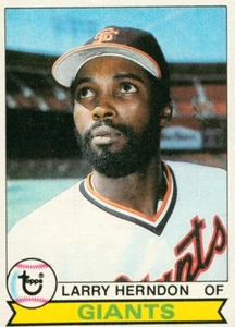 1979 Topps Baseball Card #624 Larry Herndon - San Francisco Giants - Picture 1 of 2
