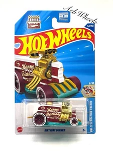Quemador de feliz cumpleaños Hot Wheels 2025 #143 Treasure Hunt - Imagen 1 de 1