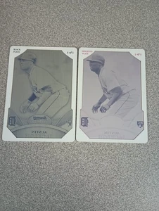 2010 Topps Bowman Sterling Austin Jackson 1/1 RC Printing Plate Lot (2) - Picture 1 of 6