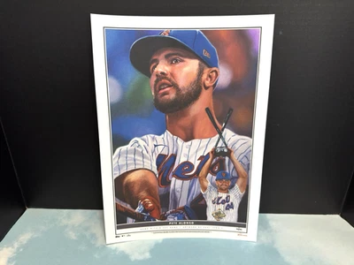 PETE ALONSO 2021 Topps Game Within the Game 10x14 Fine Art Print #14 99/99 METS - Image 1 of 4