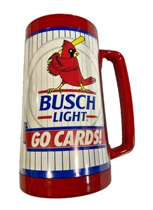 St. Louis Cardinals Busch Light Mug Beer Thermal Plastic MLB MO - Picture 1 of 1