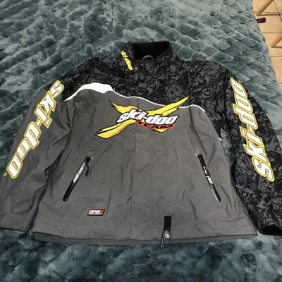 Ski-Doo X Team Mens L Full Zip BRP Shell Snowmobile Jacket - Image 1 of 4