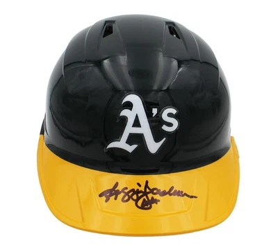 Reggie Jackson Signed Oakland Athletics Rawlings Mach Pro Batting Helmet - Image 1 of 3