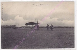 CPA AVIATION BLERIOT aéroplane au repos animation - Picture 1 of 2