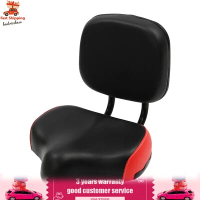 Respaldo Sillín Asiento de Bicicleta con Respaldo, Asientos de Bicicleta Confort para Hombres y Mujeres OFERTA Foto 1 de 4