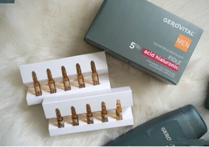 Gerovital Men Hyaluronsäure 5% Fläschchen Feuchtigkeitsserum Revitalisierte Gesichtshaut - Bild 1 von 1
