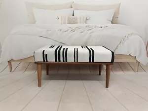 Bench for bedroom, Artisan furniture, Piano bench, Kilim design bench, - Picture 1 of 6