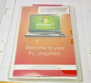 Microsoft Windows 7 Home Premium 64 bit x64 Full English DVD MS WIN - Picture 1 of 2