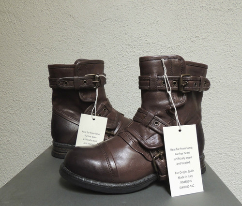 STIVALI ELISABETA IN PELLE SHEARLING UGG COLLEZIONE ITALIANA ELISABETA US 5 5 36 5 ~NUOVI CON SCATOLA