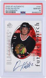 Autographed Duncan Keith Blackhawks Hockey Slabbed Rookie Card Item#13321419 COA