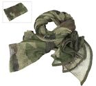 1X Tactical Camouflage Cover Head Scarf Veil Face Mesh Mask Neckerchief Fish Net