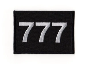 777 Patch | Jackpot Casino Lucky Angel Numbers Boeing Airplane Numeric Symbol - Picture 1 of 1