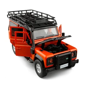 Land Rover Defender modelo diecast diecast a escala 1:32 colección de juguetes luz y sonido regalo - Imagen 1 de 17