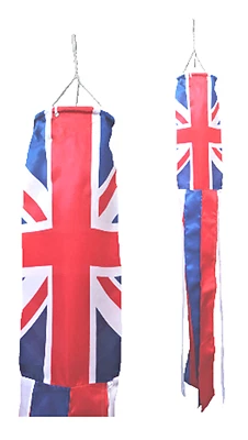 United Kingdom Union Jack Flag Super 5' Windsock - Image 1 of 4