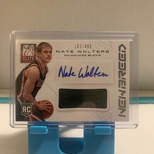 2013-14 Elite New Breed Materials Signatures 182/499 Nate Wolters Rookie Auto RC