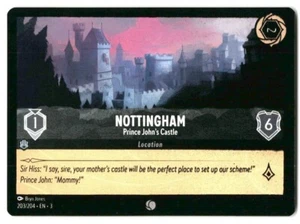 2023 Disney Lorcana Trading Card Into The Inklands Location Nottingham #203 - Picture 1 of 2