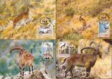 Ethiopia set 4 MC Walia Ibex Capra Steinbock WWF eg48