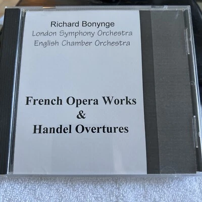 Bonynge: French Opera Works & Handel Overtures CD Custom Jan 7 2002 Decca - Image 1 of 4