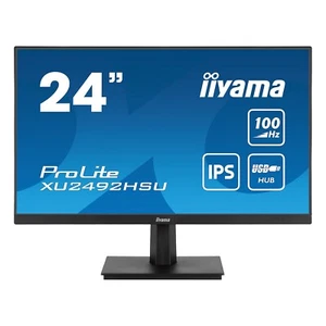 IIYAMA 24" ProLite IPS FHD 100Hz 0.4ms Monitor 250cd/m2 16:9 1:1300 XU2492HSU-B6 - Picture 1 of 5
