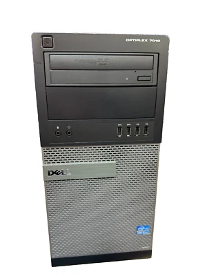 Dell OptiPlex 7010 Core i5 3470 Tower Computer PC 8GB RAM 256GB SSD Windows 10 - Image 1 of 2