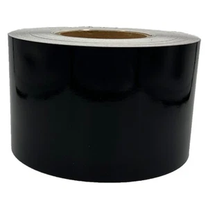 4" Black Reflective Tape 3M 680 Type 1 Engineer Grade Reflects White Scotchlite - Picture 1 of 10